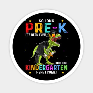 So Long Pre-K Graduation Class 2024 Preschool Dinosaur Kids Magnet